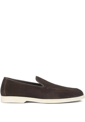 Doucal's suede loafers - Brown