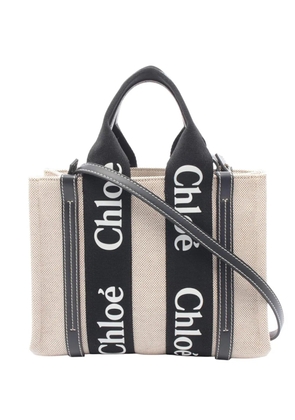 Chloé Pre-Owned 2010-2026 Small Canvas Woody satchel - Brown