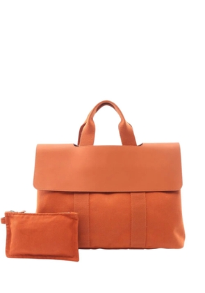 Hermès Pre-Owned 2000-2026 Toile and Swift Valparaiso MM handbag - Orange