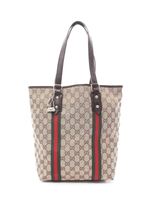 Gucci Pre-Owned 2000-2015 GG Canvas Web tote bag - Brown