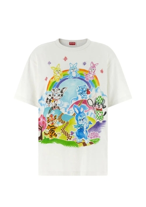 Kenzo Cartoon printed T-shirt - White