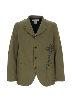 Comme Des Garçons single-breasted blazer - Green