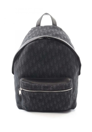 Christian Dior Pre-Owned 2010-2026 Oblique Canvas Rider backpack - Black