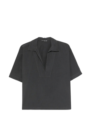 Barena V-neck cotton blouse - Grey