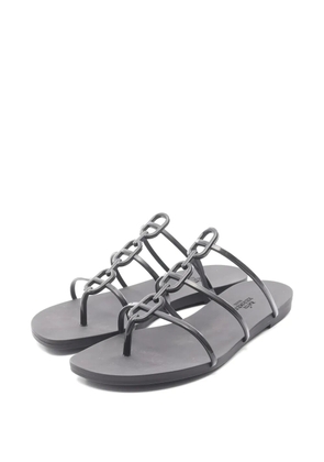Hermès Pre-Owned 2020s Mykonos Sandals rubber sandals - Black