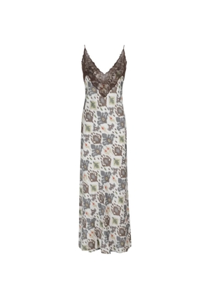 Bazar Deluxe lace patterned dress - Neutrals
