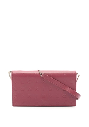Bvlgari Pre-Owned 2010-2026 Leather Infinitum Wallet on Chain crossbody bag - Red