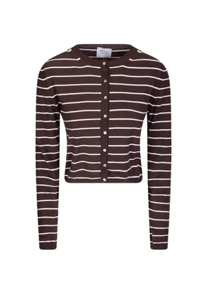 be you striped cardigan - Brown