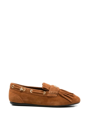 Karl Lagerfeld Marlee fringed loafers - Brown