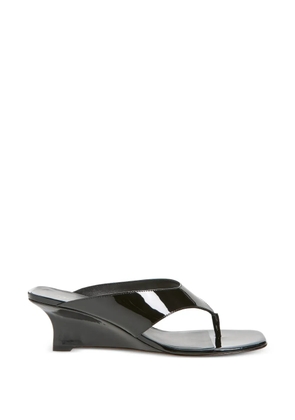 Stuart Weitzman thong sandals - Black