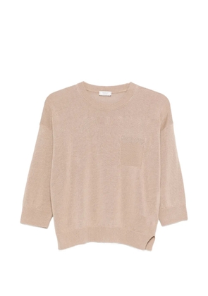Peserico embellished sweater - Neutrals