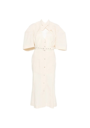 Vivienne Westwood belted loop midi dress - Neutrals