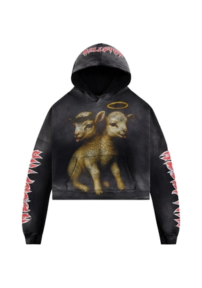 HELLSTAR Lamb graphic-print hoodie - Black