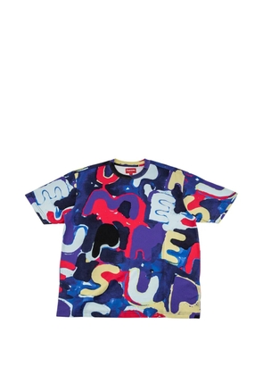 Supreme Painted Logo T-shirt - Purple