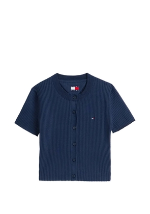 Tommy Hilfiger short-sleeve cardigan - Blue