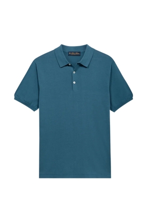Brooks Brothers short-sleeve buttoned polo shirt - Blue