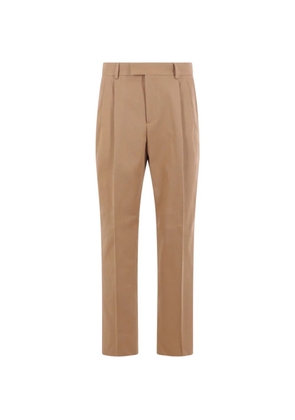 SALON C. LUNDMAN double-pleat trousers - Neutrals