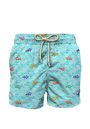 MC2 Saint Barth fish-print swim shorts - Blue