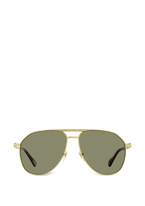 Gucci Eyewear interlocking-logo pilot-frame sunglasses - Gold