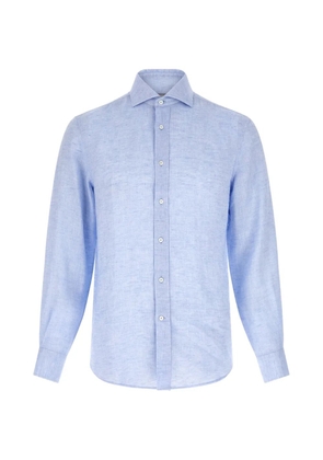 Brunello Cucinelli linen shirt - Blue