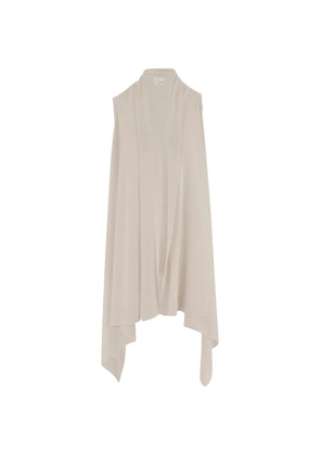 SA SU PHI open-front vest - Neutrals