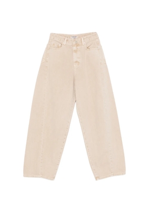 La Piscine asymmetric denim jeans - Neutrals