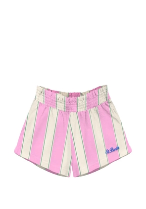MC2 Saint Barth Maeve striped mini shorts - Pink
