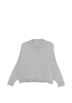 Alberta Ferretti round-neck long-sleeve sweater - Grey