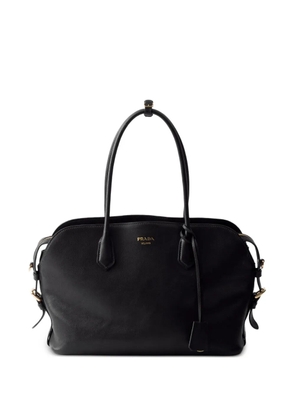 Prada large leather tote bag - Black