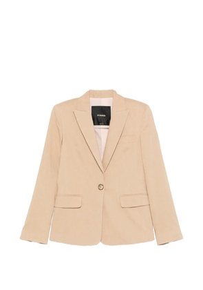 PINKO button flax blazer - Neutrals