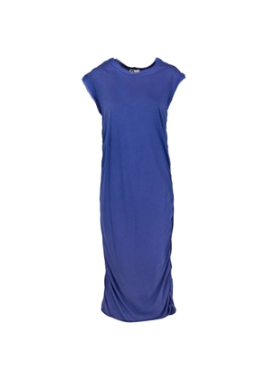Lanvin Pre-Owned gathered midi dress - Purple