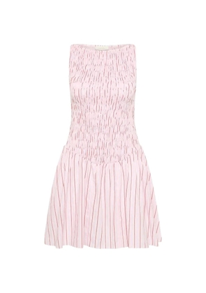 Faithfull the Brand Martina boat-neck mini dress - Pink