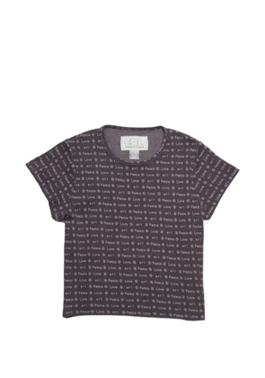ERL printed T-shirt - Brown