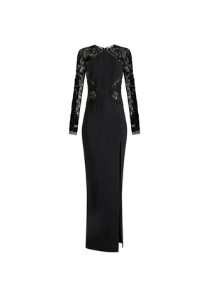 Elisabetta Franchi lace sequin-embellished maxi dress - Black
