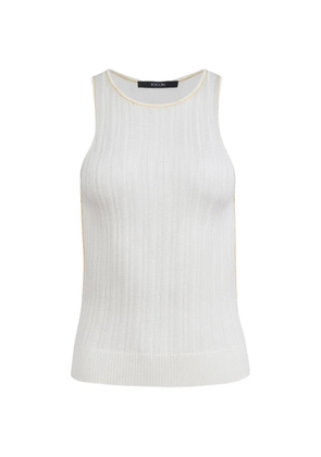 Toccin Juniper racer tank - White
