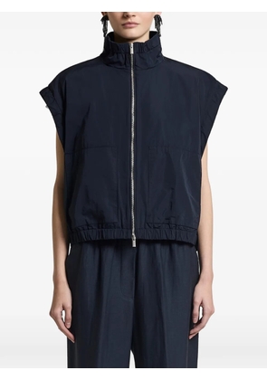 Peserico zip-up gilet - Blue