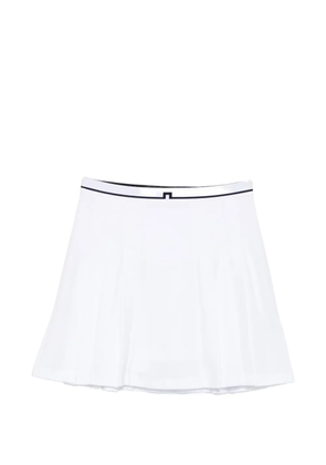 J.Lindeberg pleated trim short skirt - White
