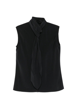 Alberta Ferretti tie-detail sleeveless top - Blue