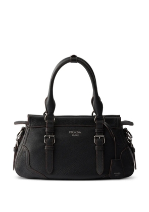 Prada large leather tote bag - Black