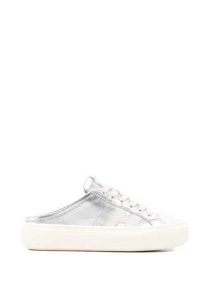 Hogan lace-up trainers sneakers - Silver