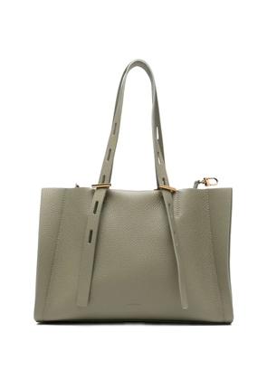 MINOBOSSI Paulina leather tote bag - Green