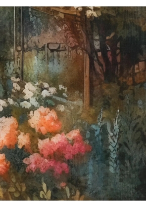 D'aniello floral print scarf - Green