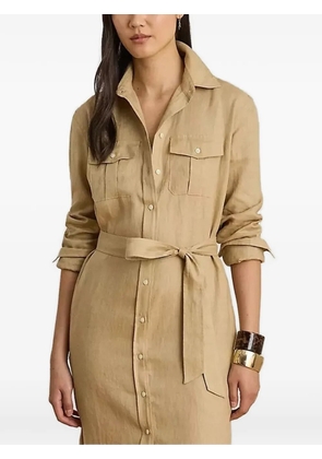 Lauren Ralph Lauren belted shirt dress - Neutrals