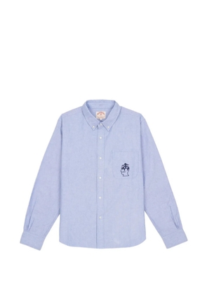 Brooks Brothers x Brain Dead button-up shirt - Blue