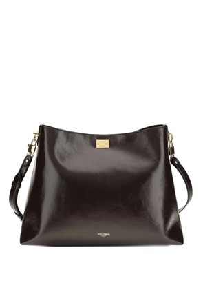 Dolce & Gabbana large Vittoria shoulder bag - Brown