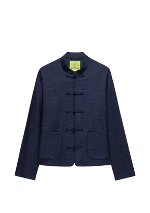 Shanghai Tang frog-button jacket - Blue