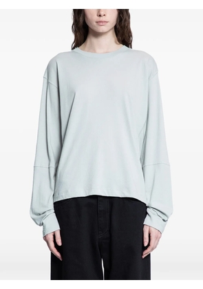 6397 seamed long-sleeve T-shirt - Blue