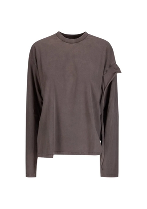 Ottolinger reconstructed long-sleeve T-shirt - Brown