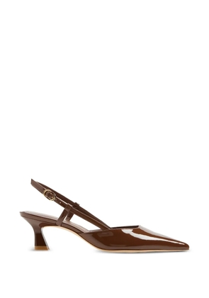Stuart Weitzman slingback pointed pumps - Brown