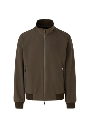 CONTE OF FLORENCE zip-up bomber jacket - Brown